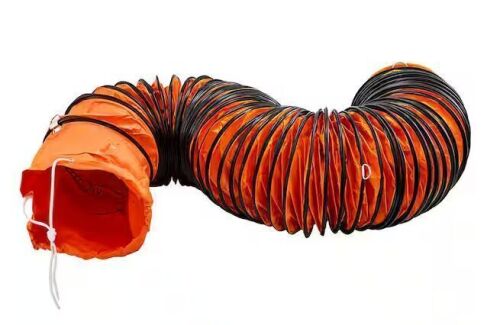 VEVOR Ducting Hose 25 ft. Length Flexible HVAC Duct Hosing PVC for 10 in. Utility Blower Exhaust Fan