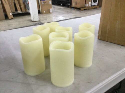 Wood Lantern Flameless Candle Centerpieces