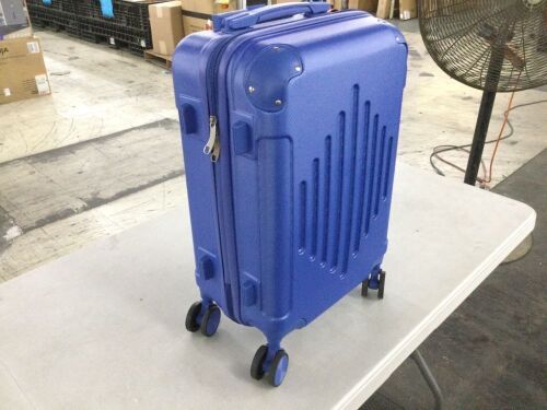 Blue Hardside Suitcase