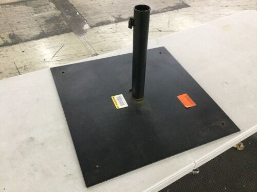 38.8 LBS Steel Patio Umbrella Base in Black