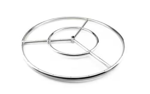 Fire Pit Essentials 18 in. Stainless Steel Gas Fire Ring Burner
