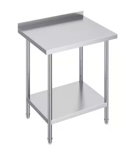 VEVOR 24 x 30 x 36 In. Stainless Steel Work Table, Adjustable Height