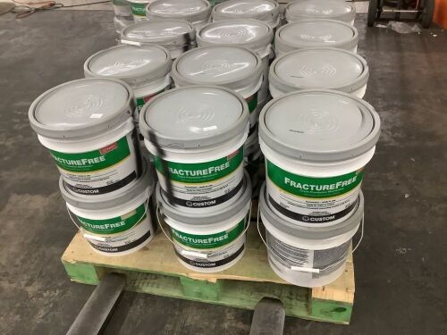 Pallet of (24) Custom Building Products FFM3 3.5 gallon, Fracture Free Crack Prevention Membrane