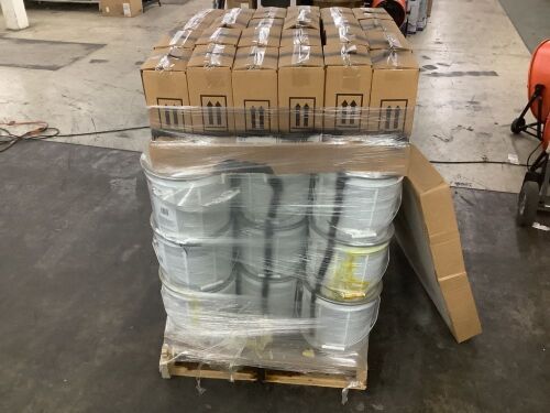 Pallet of (24) CustomTech TechMVC Moisture Vapor and Alkalinity Barrier, 2.65 Gal Kit