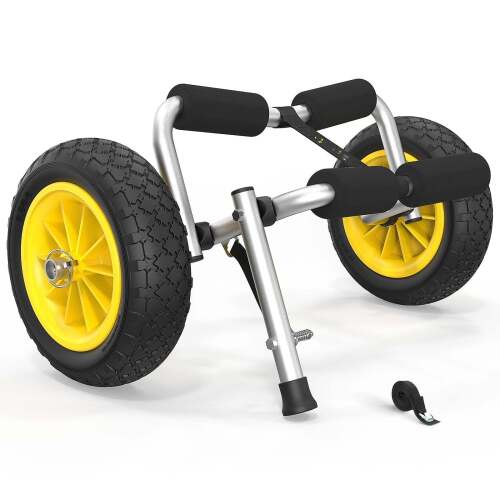 PEXMOR Foldable Aluminum Kayak Cart with 10" Solid Tires