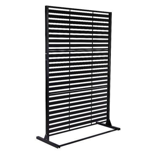VINGLI 72H x 49W Privacy Fence Panels Freestanding Garden Divider for Pool Shade Porch Patio Balcony Black