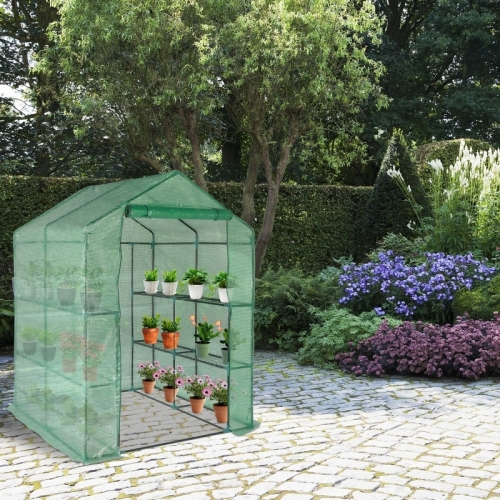 57" x 57" Portable Green House for Patio Green