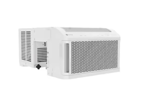 GE Profile ClearView Ultra Quiet 6,100 BTU Window Air Conditioner Cools 250 sq. ft. Quiet, Easy Install in White