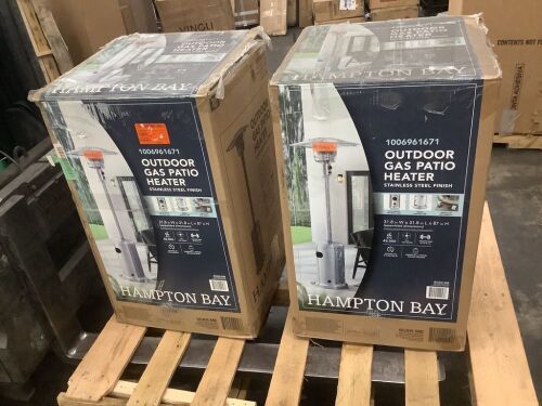 Lot of (2) Outdoor Gas Patio Heater - For Parts