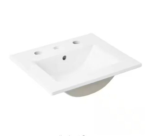 MODWAY Cayman 18 in. Bathroom Sink in White