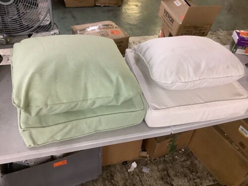 Lot of Outdoor Furniture Cushions