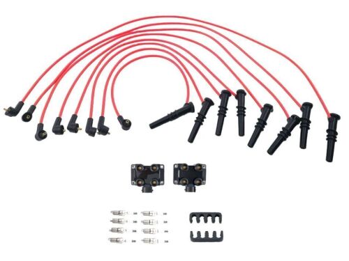 2x Ignition Coil 8 Spark Plugs Wire Set for Ford Crown Victoria 4.6L V8 96-97