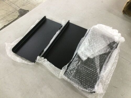 Metal Slatwall Shelves, 9.5" x 4", 6 pc