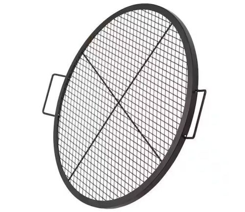 VEVOR 30 in. Fire Pit Grill Grate with X Wire and Handle