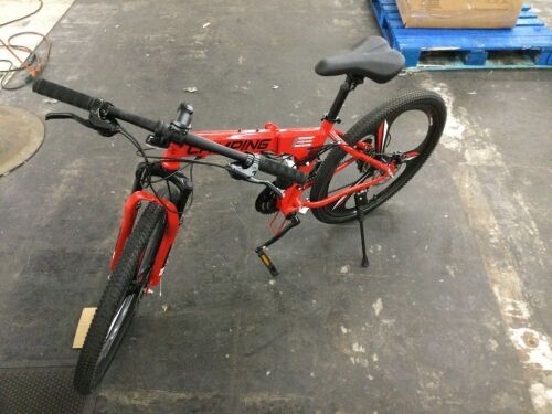 Folding Mountain Bike - Loose Handlebars & Bent Pedal