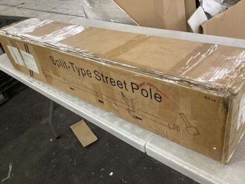 Split-Type Street Pole