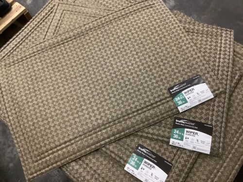 Lot of (4) TrafficMaster Duratex Stone 24 in. x 36 in. Woven Doormat