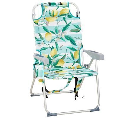 VINGLI 39H Portable Aluminum Backpack Beach Chair