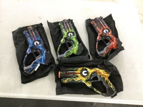 Set of 4 Rechargeable Laser Tag Blasters w/ Docking Station, No Vests Needed
