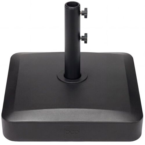 Plastic Patio Umbrella Base Pole Holder Accessory w/ Adjustable Knob