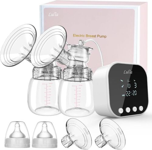 Lulia Double Electric Breast Pump, 4 Modes & 9 Levels