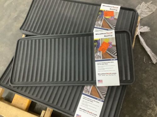 Lot of (5) WeatherTech 16 in. x 36 in. Boot Tray