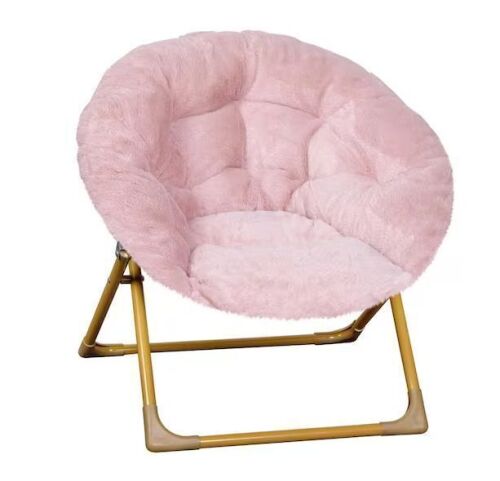 Carnegy Avenue Blush/Soft Gold Fabric Accent Chair