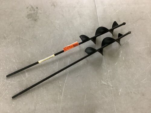 Lot of (2) Husky 24 in. Bulb Planter Auger for Power Drills