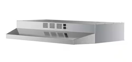 VIKIO PRO 30 in. 300 CFM Ductless Under Cabinet Range Hood Exhaust Fan in Stainless Steel with LED Light and Mesh Filter