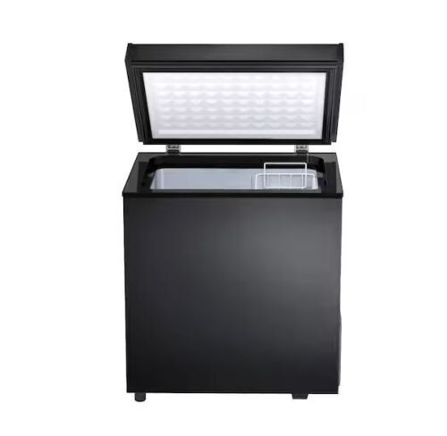 20 in. W 1.8 cu. ft. Manual Defrost Chest Freezer with Adjustable Temperature Controls in Black Garage Ready