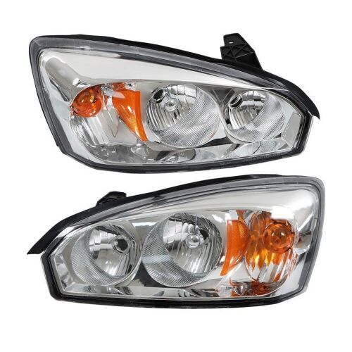 Headlight Assembly Pair for 2004–2008 Chevrolet Malibu