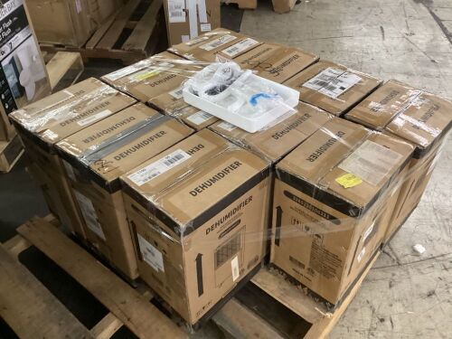 Pallet of Salvage Dehumidifiers