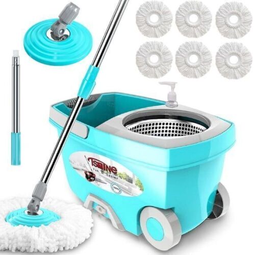 Spin Mop Bucket System Stainless Steel