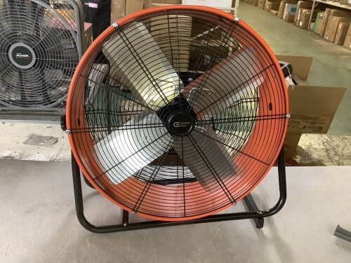 Commercial Electric 24 in. 2-Speed Heavy Duty Tilt Drum Fan