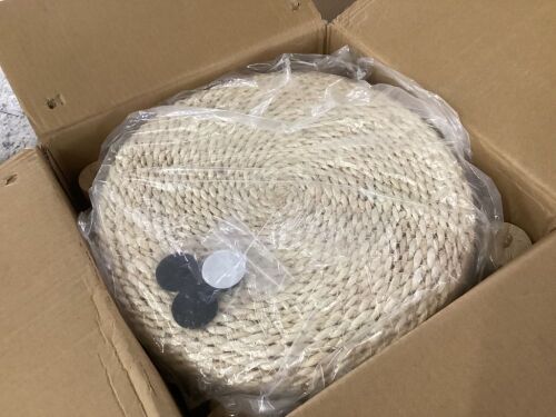 Round Seagrass Foot Stool