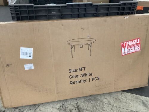 5' Round Folding Table