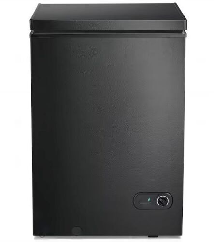 3.5 cu. ft. Manual Defrost Chest Freezer in Black