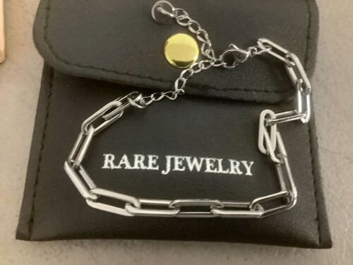 Sterling Silver Paperclip Chain Bracelet