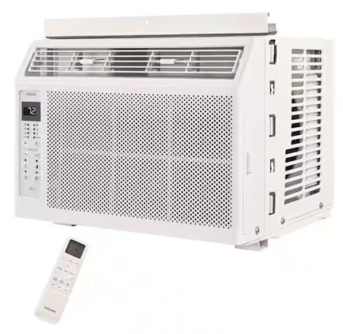Vissani 5,000 BTU 115-Volt Window Air Conditioner cools 150 sq. ft. with Remote in White