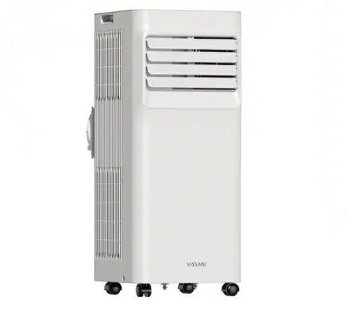 Vissani 6,000 BTU 115-Volt Smart Portable Air Conditioner Cools 250 sq. ft. with Dehumidifier and Remote, Powered by Hubspace