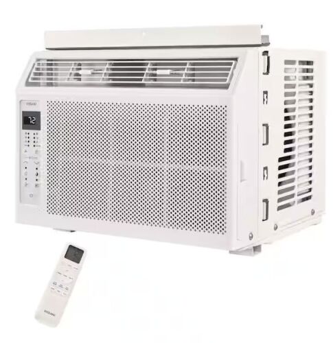 Vissani 5,000 BTU 115-Volt Window Air Conditioner cools 150 sq. ft. with Remote in White