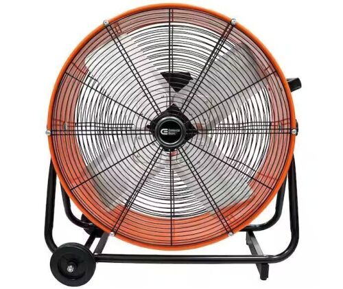 Commercial Electric 24 in. 2-Speed Heavy Duty Tilt Drum Fan