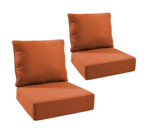 24 in. x 24 in. x 6 in. 4-Piece CushionGuard Deep Seating Outdoor Lounge Chair Replacement Cushions