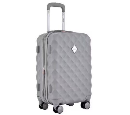 Kensie 20 in. Paloma (Gray) Rolling Expandable Carry-On Luggage