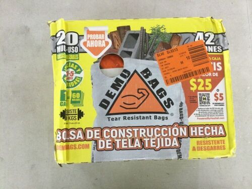 Demobags 42-Gallon Contractor Heavy Duty Trash Bags (20-Count)