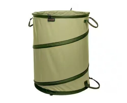 Fiskars 30 Gal. Collapsible Kangaroo Lawn and Leaf Bag