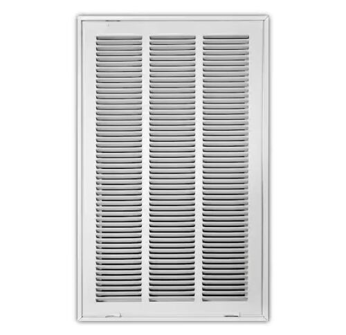 Everbilt 14 in. x 24 in. Steel Return Air Filter Grille in White