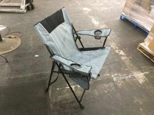 Kijaro Hallett Peak Gray Dual Lock Camping Chair