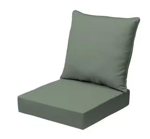 ARDEN earthFIBER Outdoor Deep Seat Set 24 in. x 24 in., Sage Green Texture