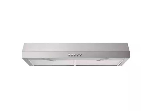 Vissani Caprelo 30 in. 320 CFM Convertible Under Cabinet Range Hood in Stainless Steel with LED Lighting and 3 Fan Speeds